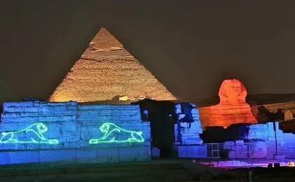 Sound and light Show at the Pyramids With Pick up