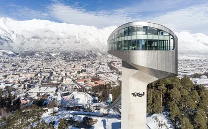 Entrance ticket to Bergisel ski jump arena in Innsbruck