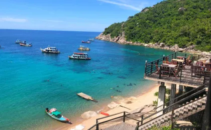 Afternoon boat tour to Koh Nang Yuan and Koh Tao with lunch