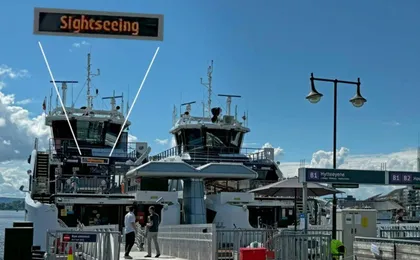 Oslo Fjord sightseeing audio-guided electrical boat tour