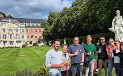 Guided tour with wine tasting in Trier's historic centre in English