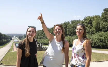 Small-group tour of Caserta Royal Palace with shuttle bus to English Gardens
