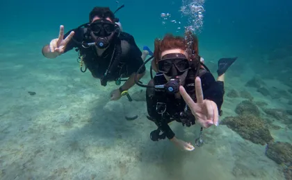 Fujairah two dives for certified divers with Dubai transfer