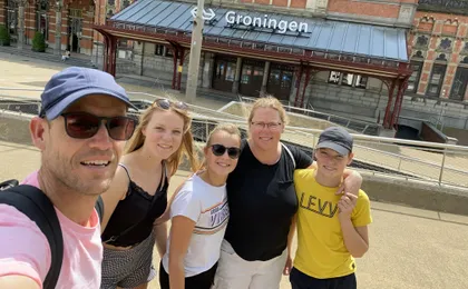 Self guided tour with interactive city game of Groningen