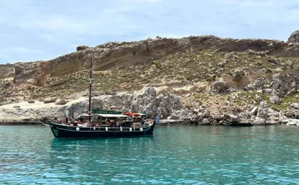 Rhodes sun and sea boat trip from Kolymbia