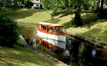 Riga by canal sightseeing boat tour