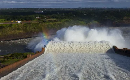 Iguassu waterfalls and visit to Itaipu Dam with airport roundtrip transfer