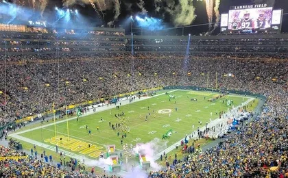 Green Bay Packers Football Game at Lambeau Field