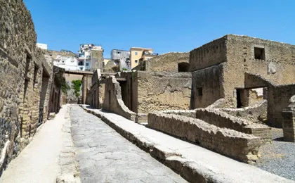 Half-day guided tour of Herculaneum UNESCO World Heritage Site with optional transport