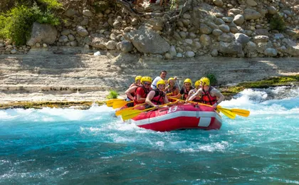 Köprülü adventure tour with buggy safari, monster buggy ride & rafting