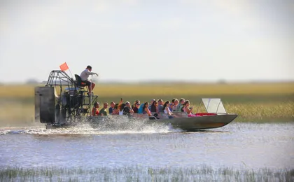 Airboat tour of the Everglades National Park