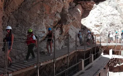 Caminito del Rey guided tour with shuttle bus from El Chorro