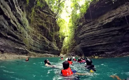 Full-day Badian canyoneering adventure