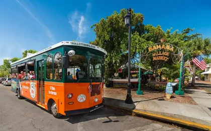 Key West day trip and hop-on hop-off trolley