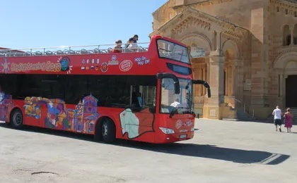 City Sightseeing hop-on hop-off bus tour of Gozo