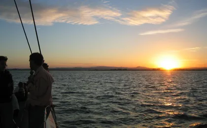 Sunset catamaran cruise in Dénia