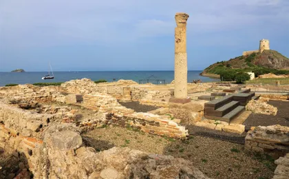 Guided tour of Nora archaeological site from Cagliari