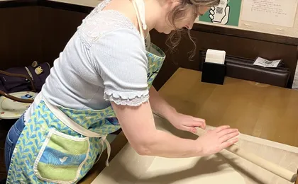 Authentic udon making workshop in Nara