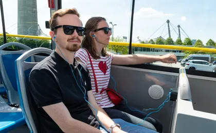 24-hour grand hop-on hop-off bus tour of Munich