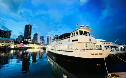Miami night party boat cruise