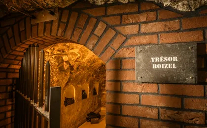 Cellar visit at the Champagne Boizel house and Millésime tasting