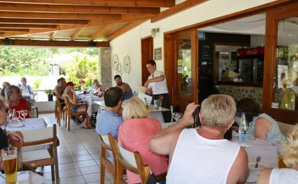 Skiathos dog shelter visit, hill walk and Greek cooking tour