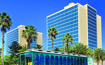 I-RIDE Trolley on International Drive in Orlando