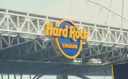 Miami Dolphins football game ticket at Hard Rock Stadium