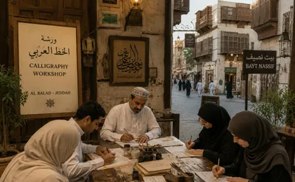 Jeddah Al Balad walking tour with traditional craft workshop