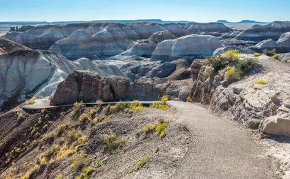 Self-guided driving audio tour of the Petrified Forest National Park
