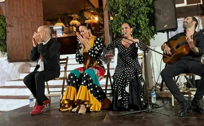 Flamenco dinner-show at a Guadalmina's restaurant