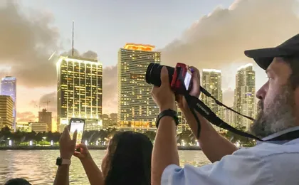Miami evening cruise of Biscayne Bay and millionaires' homes