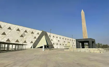 Grand Egyptian Museum and Giza Pyramids by plane from Sharm