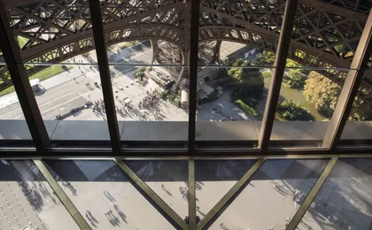 Eiffel Tower reserved elevator entrance to 2nd floor with walking tour and Seine cruise