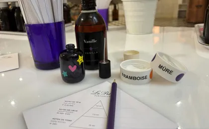 Kids perfume workshop by Molinard Parfums in Grasse Bastide