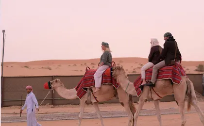 Dune dinner safari at Bassata Camp from Ajman