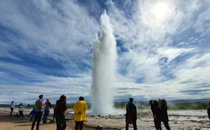 Golden Circle and Blue Lagoon admission tickets with Kerid Volcanic Crater