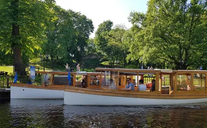 Riga by canal sightseeing boat tour