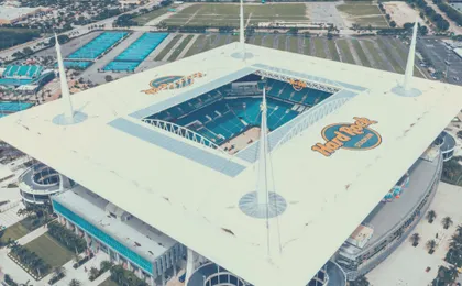 Miami Dolphins football game ticket at Hard Rock Stadium