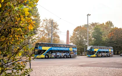 Big city tour in Leipzig with the hop-on hop-off bus