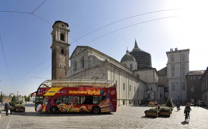 National Museum of Cinema with Turin 24 or 48-hour hop-on hop-off bus tickets