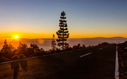 Teide by night from the south and west – German tour