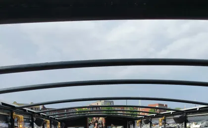 Floating terrace boat tour in Groningen