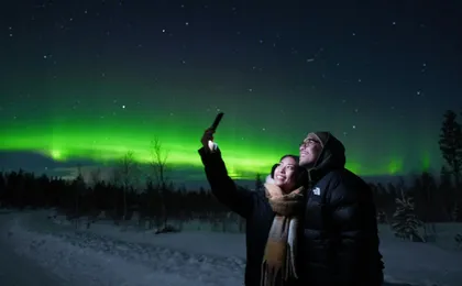 Guaranteed northern lights expedition with photographer from Levi