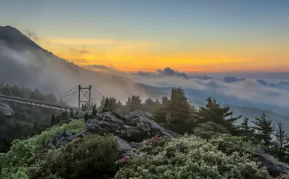 Audio-guided driving tour through Blue Ridge Parkway