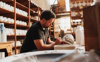 Royal Delft: Delf blue factory and museum