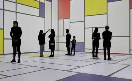 Entrance to the Remastered Digital Art Center in Rotterdam