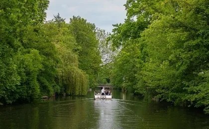 Leipzig city sightseeing cruise by motorboat