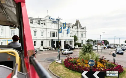 City Sightseeing hop-on hop-off bus tour of Bournemouth