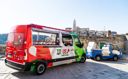Matera sightseeing tour by open-top bus